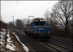 1020 041 ist von Laufach auf den Weg in Richtung Heigenbrcken. (14.03.2010)