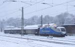 MWB 1116 911-7 (91 80 6182 911-8 D-MWB) mit 3 Schiebewandwagen nach dem nchtlichen Einsatz mit dem Schweerbau-Schleifzug RG 48 II Loram auf der Schnellfahrstrecke Kln - Rhein/Main, abgestellt in