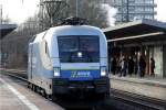 1116 911-7 bei der Durchfahrt in Recklinghausen 14.1.2012