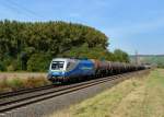 1116 911 mit einem Kesselzug am 24.09.2012 unterwegs bei Himmelstadt.