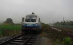 Vermutlich bei Rangierarbeiten im Gterverkehrszentrum Erfurt-Vieselbach wurde die MWB 1116 911-7 (91 80 6182 911-8 D-MWB) ber den Prellbock vom Auszuggleis geschoben und ist eine kleine Bschung