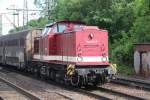 204 311-5 kam gemächlich aus der südlichen Abstellgruppe durch Hamburg-Harburg. 06.06.2015 