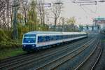 Nationalexpress Wittenberger Steuerwagen in Wuppertal, November 2020.