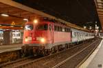 Gff 115 459-0 mit Nationalexpress Ersatzzug RB48 in Wuppertal Hbf, am 11.01.2021.