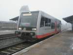 Hier ein PE74 nach Meyenburg, dieser Triebwagen stand am 29.12.2009 in Pritzwalk.