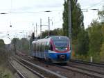 RB27 nach Berlin Gesundbrunnen am 18.10.2013 durch Berlin-Karow.