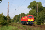 Unter der internen Loknummer 9 war diese G2000 früher bei der Neusser Eisenbahn im Einsatz.