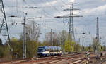 Am 08.04.17 war VT 731(643 904) der NEB von Werneuchen aus unterwegs zum Berliner Ostkreuz. Hier rollt der Talent am S-Bahnhof Berlin Friedrichsfelde Ost vorbei.