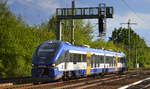 NEB mit dem RB27 mit VT 632.001 / SA 139 015 aus Richtung Berlin Gesundbrunnen kommend am 13.05.20 Berlin Blankenburg.