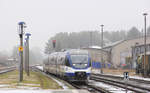 NEB VT 732 // Aufgenommen im Bahnhof Basdorf in Wandlitz.