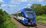 RB12 nach Berlin Ostkreuz mit NEB  VT 632.011/ SA 139 030  bei der Einfahrt Bf.