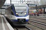 BERLIN, 26.11.2015, VT 736 der Niederbarnimer Eisenbahn als RB-26 von Kostrzyn/POLEN bei der Einfahrt in den Bahnhof Lichtenberg