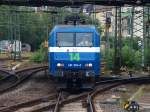 481 004-0 der NIAG (Niederrheinische Verkehrsbetriebe) fhrt heute am 05.09.2009 mit einem Sonderzug in den Aachener Hauptbahnhof ein.