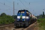 NIAG 276 003-7 (NIAG 1) mit einem Kesselwagenzug in Moers am 03.06.2011