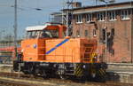 Die northrail (98 80 3352 101-0 D-NRAIL) der DB  am 04.04.18 Durchfahrt Bf. Berlin-Lichtenberg.