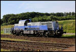 Gravita mit Voith Reklame, 265499-4 NRAIL, rangiert hier am 25.6.2019 am Werkbahnhof in Georgsmarienhütte.