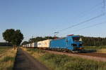 192 017 von  Northrail  mit einem Containerzug am 26.