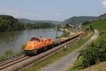 Bauzug mit  North Rail -Diesellok am 23.