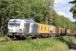 NRAIL 248 014 am BÜ km 107,566 Deininghauser Weg in Castrop-Rauxel 11.7.2024