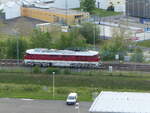 NREC Ludmilla 132 426-8 ( 9280 1232 426-7 D-NREC ) auf der Durchfahrt in Gera am 16.5.2024   