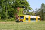 Sonderzug der ODEG VT 650 hlt gerade in Bobzin um gleich weiter zum Bahnhofsfest nach Zarrentin zu fahren.