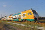 Der 445 101 als Sonderzug von Rostock Hbf nach Berlin am 22.08.2019 in Nassenheide.