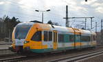 ODEG mit VT 646.043 (Dienstfahrt) am 29.01.20 Durchfahrt Bf.