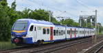 Die ODEG mit ihrem FLIRT3  ET 022  (NVR: 94 80 1429 022-5 D-ODEG....) am 04.06.20 Berlin Pankow.