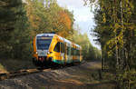 ODEG VT 646 042 // Aufgenommen an der Stadtgrenze Havelsee / Brandenburg an der Havel // 28.