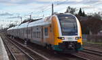 Ostdeutsche Eisenbahn GmbH, Parchim (ODEG) mit dem RE 1 und  3462 001-3  (NVR:  94 80 3462 001-3 D-ODEG...... ) Richtung Berliner Innenstadt am 29.12.22 Berlin Hirschgarten.