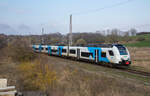 ODEG 4746 305 als RE9 Sassnitz - Lietzow am 15.04.2023 in Sagard.