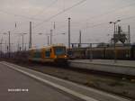 An diesem trben Tag rollt VT650.70 mit der OE36 von Berlin Schneweide in Frankfurt/Oder ein.21.02.07