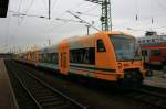 ODEG Sonderfahrt Potsdam  Hagenwerder am 10.12.2008 mit VT 650.58, VT 650.69 und VT 650.59 im Bahnhof Cottbus