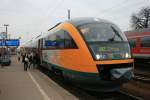 642 412 und 642 415 am 15.12.2008 im Bahnhof Cottbus