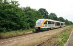 642 415-3  Lausitzer Lieblingspltze  am 28.06.09 im Bahnhof Klinge