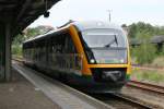 ODEG 642 415 verlsst Zittau in Richtung Cottbus.14.05.2011.