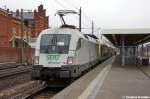 ES 64 U2 - 101 (182 601-5) Hupac fr ODEG - Ostdeutsche Eisenbahn GmbH mit dem RE4 (RE 37323) von Rathenow nach Jterbog in Rathenow.