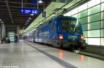 1116 911-7 (182 911-8) MWB - Mittelweserbahn GmbH fr ODEG - Ostdeutsche Eisenbahn GmbH mit dem RE4 (RE 37306) von Jterbog nach Rathenow in Berlin Potsdamer Platz.