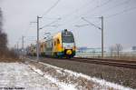 ET 445.102 (445 102-7) ODEG - Ostdeutsche Eisenbahn GmbH als RE4 (RE 37319) von Rathenow nach Ludwigsfelde bei Nennhausen.