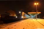 183 004-1  Mnchen-Prag-Mnchen ab 65 Euro  VBG - Vogtlandbahn GmbH fr ODEG - Ostdeutsche Eisenbahn GmbH mit dem RE4 (RE 37329) von Rathenow nach Ludwigsfelde in Rathenow.