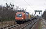 Ebenfalls am 12.01.13 war 1216 901 der RTS mit der Metronom-Garnitur unterwegs.