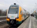 ET 445.110 der  ODEG - Ostdeutsche Eisenbahn GmbH als RE4 (RE 37320) von Ludwigsfelde nach Rathenow in Teltow am 19.