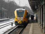 BR 646 Stadler GTW als RB33 nach Jterbog im Bahnhof Berlin-Wannsee.(13.2.2013)