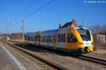 VT 646.044 (646 044-7) ODEG - Ostdeutsche Eisenbahn GmbH kam als Lz aus Eberswalde nach Rathenow gefahren, um mit dem VT 650.66 auf der RB51 getauscht zu werden.