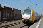 ODEG ET 445.113 (445 113-4) als RE 2 (RE 37374) von Wismar nach Cottbus in Schwerin Hbf am 04.05.2013