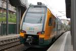 ODEG ET 445.112 (445 112-6) als RE 2 (RE 37374) von Bad Kleinen nach Berlin Ostbahnhof in Schwerin Mitte am 23.06.2013