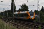 Hier VT646.043 (646 043-9) als Leerzug, bei der Durchfahrt am 27.6.2013 durch Berlin Karow, in Richtung Eberswalde.