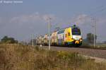 ET 445.115  Eberswalde  (445 115-9) ODEG - Ostdeutsche Eisenbahn GmbH als RE2 (RE 37368) von Wittenberge nach Cottbus in Vietznitz. Netten Gru an den Tf + alle weitern grenden ODEG Tf´s! 14.09.2013