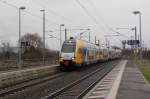 ODEG ET 445.113 als DPE 5199 von Berlin-Lichtenberg nach Eisenach, am 13.12.2014 in Erfurt Vieselbach.