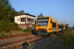 ODEG VT 650.82 am Stellwerk Nwt Niederfinow 04.10.2014